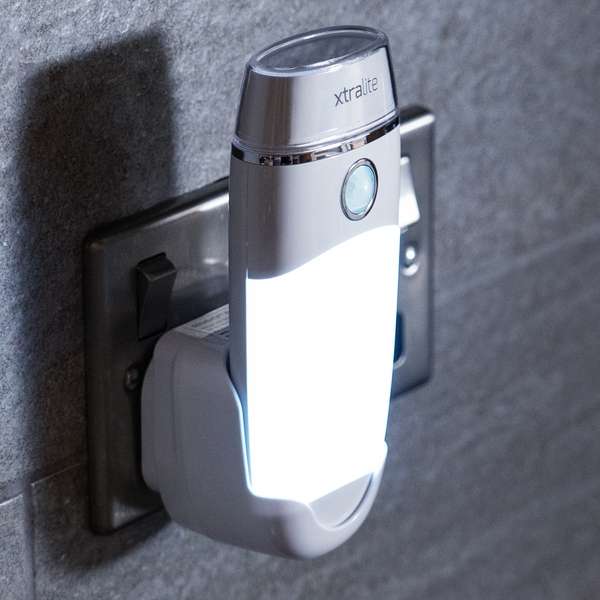 NiteSafe Duo + LED Dual Motion Sensor Night Light With Torch & Power Failure Light