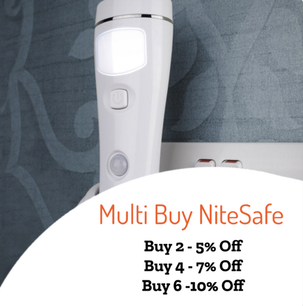 NiteSafe Motion Sensor II LED Motion Sensor With Torch & Power Failure Light