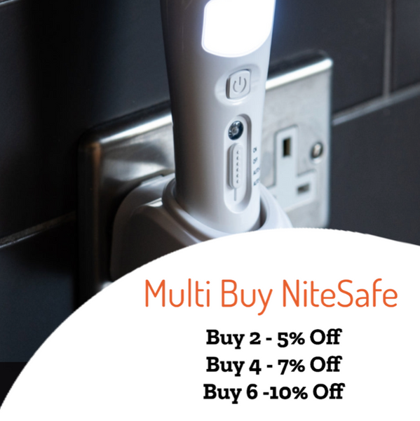 NiteSafe Maxi LED Nightlight, Torch & Power Failure Light