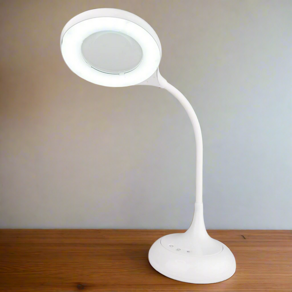 Xtralite LED Desk Lamp With Magnifier