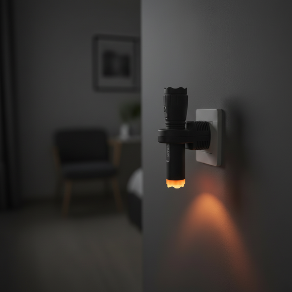 NiteSafe Torch | Orange Glow Night Light & Emergency Torch