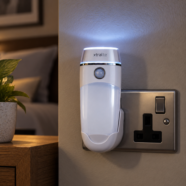 NiteSafe Duo+ | Dual Motion Sensor & Night Light + 10hr Emergency Power Failure LED Torch