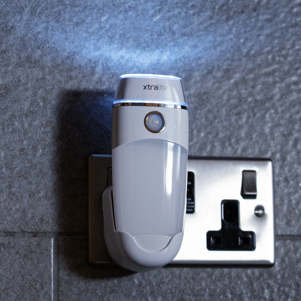 NiteSafe Duo + LED Dual Motion Sensor Night Light With Torch & Power Failure Light