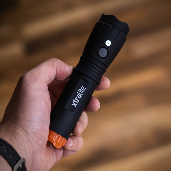 NiteSafe LED Rechargeable Torch With Orange Night Light & Power Failure Light