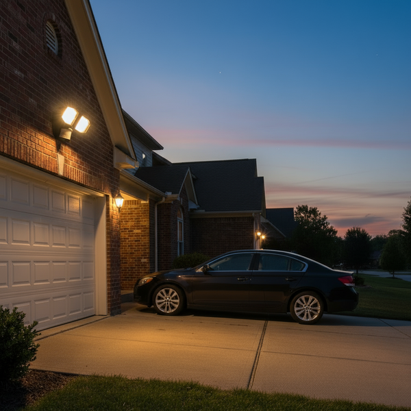 NiteSafe™ X2 Motion Activated Twin Floodlight LED Security Outdoor Light