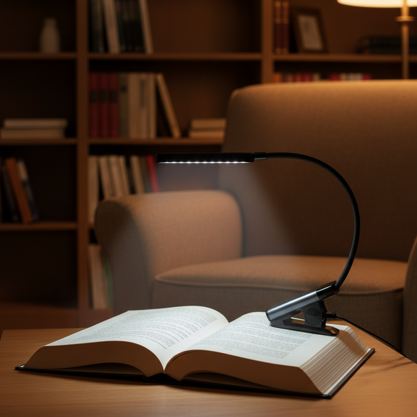 Xtralite LED Rechargeable Clip-On Book Light