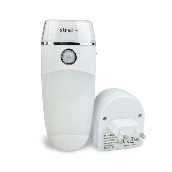 NiteSafe Duo + LED Dual Motion Sensor Night Light With Torch & Power Failure Light